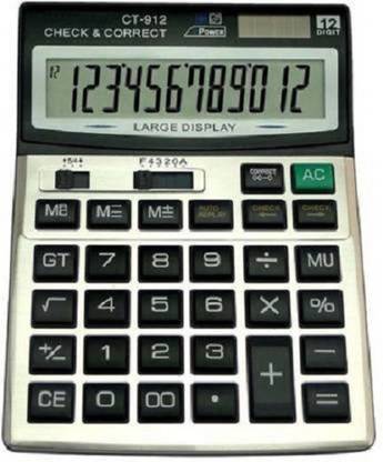 GiNT CT-912 (12 Digit) Medium Size Big Display Basic Calculator CT-912 Basic  Calculator