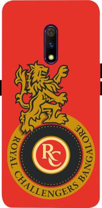 printoworld Back Cover for Realme X - RCB Logo Printed Back Case Cover