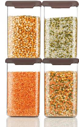 4 SACRED Plastic Grocery Container  - 1100 ml
