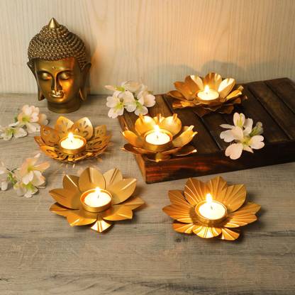 Tealight 70 Iron 5 - Cup Tealight Holder Set