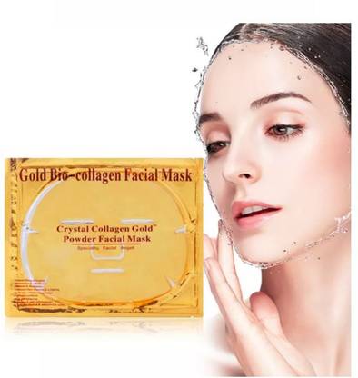 Collagen crystal mask gold 24K Gold Collagen Face Mask Anti Wrinkle Anti Aging Moisturizing Sheet Mask  Face Shaping Mask