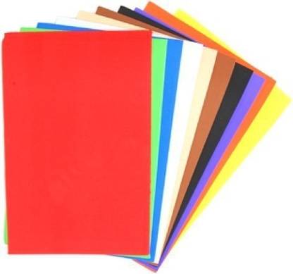 DWeS Multi Color Felt Sheets A4 (10 Nos) Felt Sheet