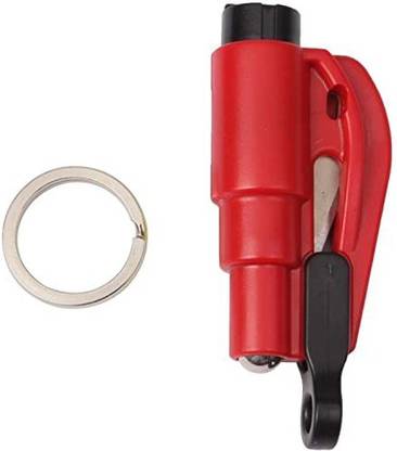 Foschini Safety Hammer Auto Car Window Glass Breaker Seat Belt Cutter Rescue keychain Key Chain