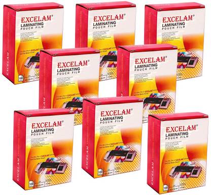Excelam Lamination Pouch Size 65mmX95mm 175 Micron (100 Sheets Per Pack ) ID Badge Laminating Sheet