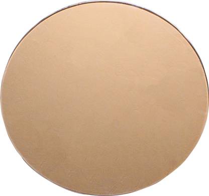 Ammar Glass Table Top Brown Glass Table top 8mm Brown Clear Toughened Glass (30 X 30 Inch) Decorative Mirror