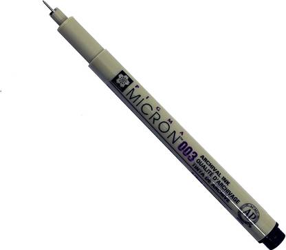 சகுரா பிக்மா மைக்ரான் பிளாக் ஓபன் ஸ்டாக் 003 (0.15mm) பைனலினர் பென
