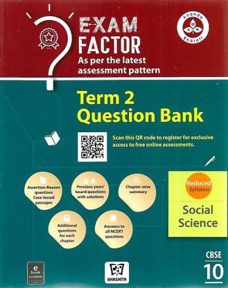 Cbse Exam Factor Question Bank Social Science Class 10 Term 2 Ananda Bharati Publishers