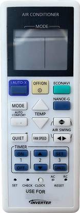 vcony AC Remote Compatible for Panasonic Inverter Split/Window AC Remote Control रिमोट कंट्रोलर