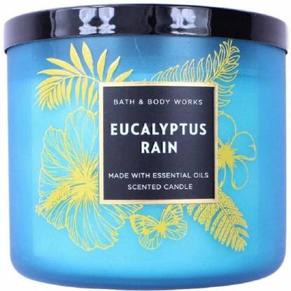 Bath and Body Works Eucalyptus Rain 3-Wick Candle Candle