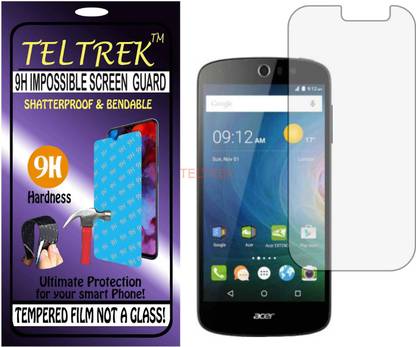 TELTREK Tempered Glass Guard for ACER LIQUID Z530 (Flexible Shatterproof)