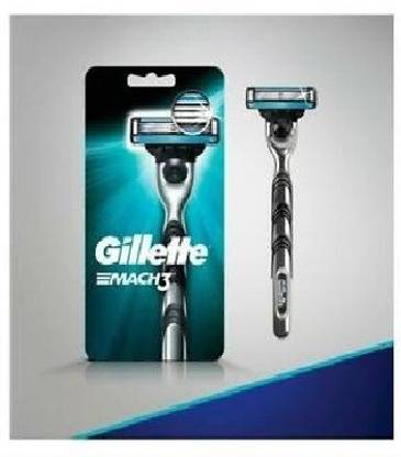 Gillette mach3 with hygiene shaving razor set of 1 (1n handle, 1n cartridge), Men