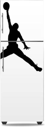 Jyotiwallsticker 152.4 cm HD punch-hole-attitude-do fridge door sticker Self Adhesive Sticker