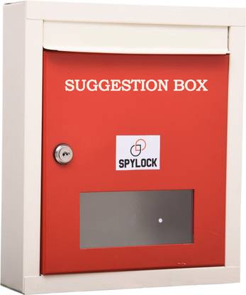 Spylock SUGGESTION BOX DONATION BOX COMPAINT BOX MAIL BOX WALL MOUNTABLE BOX Suggestion Box