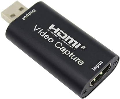 microware  TV-out Cable Audio Video Capture,Record via DSLR, Camcorder Action for Game/Live Streaming