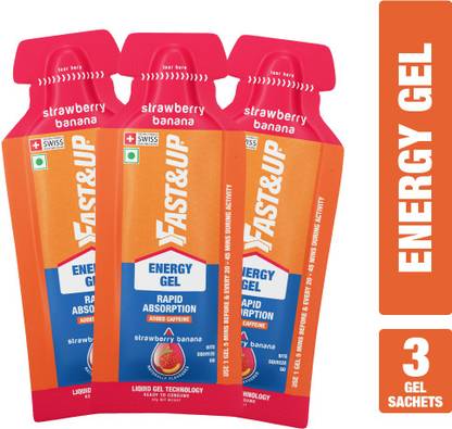 FAST&UP Energy Gels - Unique Liquid-Gel Technology for Instant Performance Boost Energy Drink