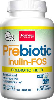 Jarrow Formulas Prebiotic Inulin FOS, 6.3 oz (180 g) Powder