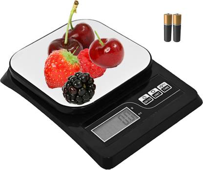 Kelo Electronic Weighing Scale- 10 kg Kitchen Weighing Scale, Food Scale, Digital Scale Beautiful LCD Screen, 2 Measurement Units, Gram Scale Used for Weight Loss, Baking, Cooking /89/Kkag Weighing Scale