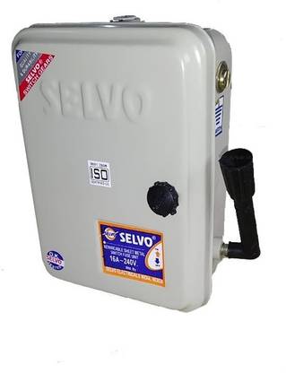 Selvo 16A Single Pole Neutral (SPN) Switch Fuse Unit 16 A Two Way Electrical Switch