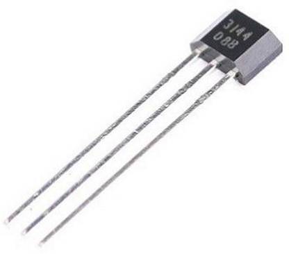 sl sales 20 X PCS A3144 Hall Effect Sensor 3 Pin Digital Sensor Electronic Components Electronic Hobby Kit