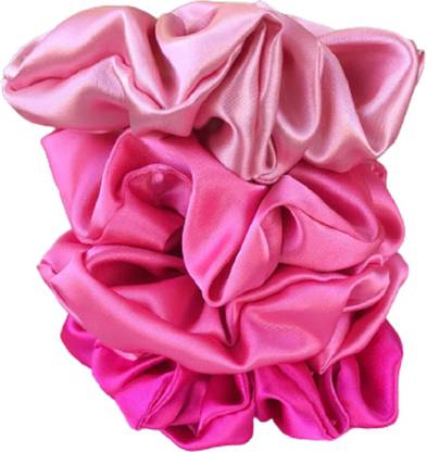 hiyansh Silk Satin Hair Scrunchies Hair band (Multicolour) Hair Band  (Multicolor)