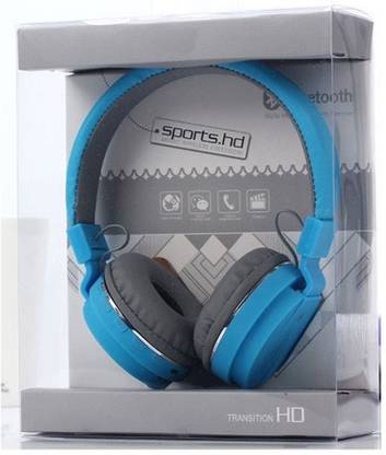 Techobucks Wired Over the Head Wireless Headphone Deep Bass Dolby Sound Bluetooth & Wired Gaming