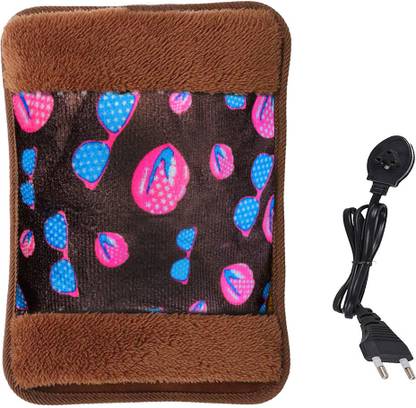 Dr Volt Portable Velvet Pocket Electric Heating Bag With Fur Electric Hot Water Bag Heating Pad