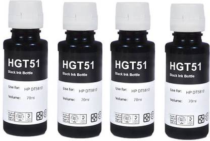 R C Print Compatible ink for HP 310, 315, 319, 410, 415, 419, GT5810, 5GT820, GT5821 Black Ink Bottle