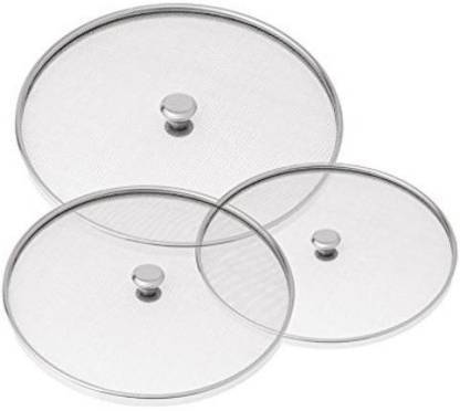 Hadiya Beauty net cover fruits and milk set 3 sml 7 inch, 9 inch, 11 inch Lid Set
