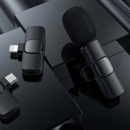 Explorer ™ K8 Wireless Microphone Portable Audio Video Recording Mic IPhone Android Collar Mic