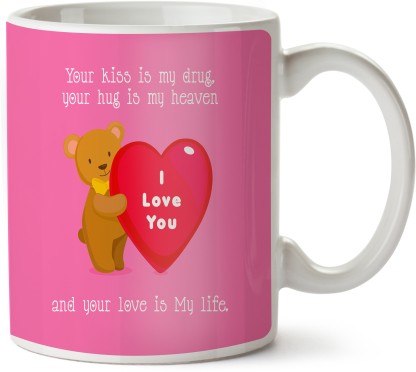 Cushion cover you bear heavily Bears Gift Love Boyfriend Girlfriend Mug 