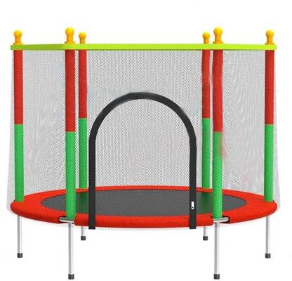 First Play 55 inch Trampoline with Safety Net & U-Shape Legs for Kids |Capacit- 120KG