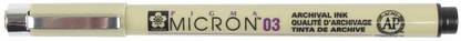 SAKURA Pigma Micron Black Open Stock 03 (0.35mm) Fineliner Pen