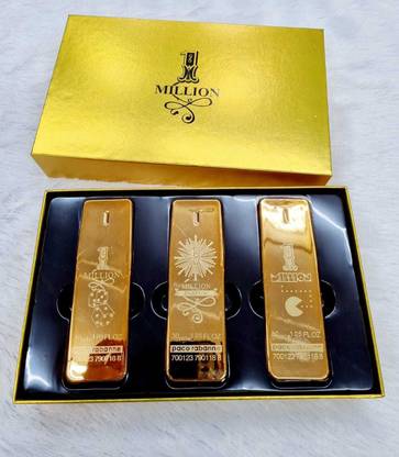 1 million BY PACO RABANNE PERFUME GIFT SET 3 FLOZ Eau de Parfum  -  90 ml