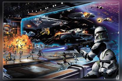 Star Wars The Clone Wars Matte Finish Poster Paper Print