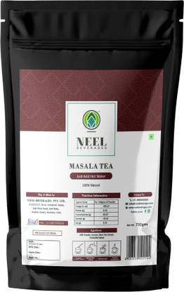 Neel Beverages - Masala Tea Sweetened - Instant Tea Premix - 750Gm Masala Tea Pouch