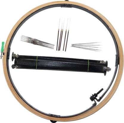 Dealx 16Inch Aari work Stand with Pack of 15Aari work Needles