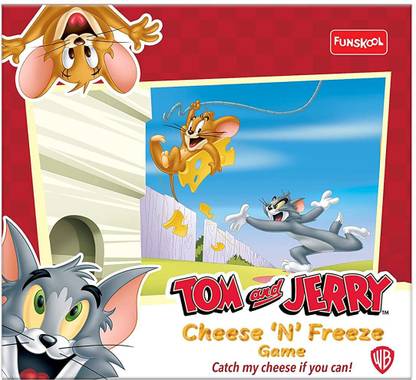 FUNSKOOL Tom and Jerry Cheese "N" Freeze Game, Chase Game Board Game Accessories