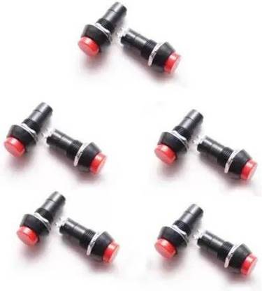 ATEKT (Pack of 10 ) Push ON OFF Button 2 Pin ON-OFF Latching Push ...