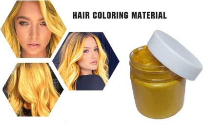 GFSU Golden Hair Wax Color Styling Hair Wax for Girl Boy Natural Hair Coloring Wax , GOLD