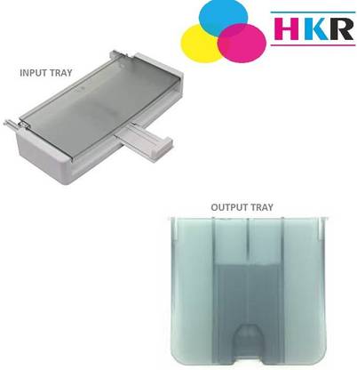 hkr HP M1005 MFP Printer Paper Out Tray & Input Paper Tray With Cover Combo Set Black Ink Toner