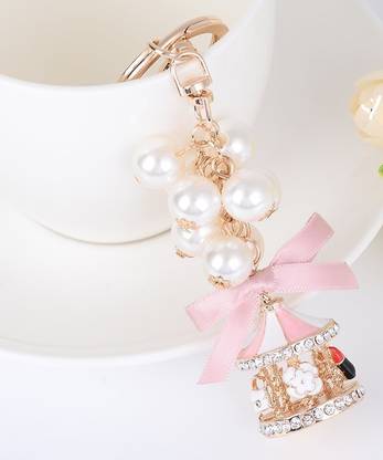 PEEPERLY Aw-2200-200 Pearl Drum keychain Key Chain