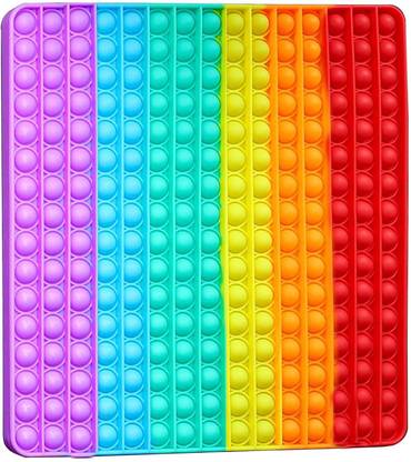 BONGERKING Large Size Pop It 225 Bubbles Fidget Toy,Push Pop Bubble Fidget Sensory 30x30 cm