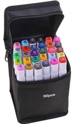 Enkindle Traders Dual Tip Markers for Sketching, Drawing Painting Coloring (30)