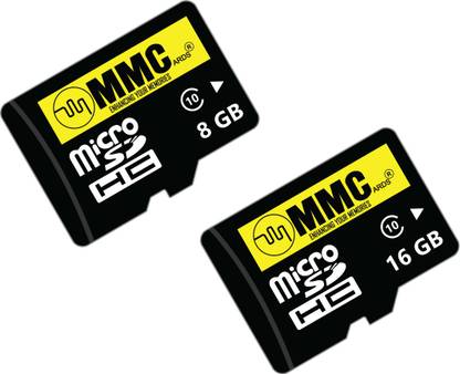 MMC 8GB + 16GB Memory Card 16 GB MicroSD Card Class 10 15 MB/s  Memory Card