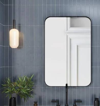 Rworld Simple Square Mirror 12"inch *16"inch Bathroom Mirror