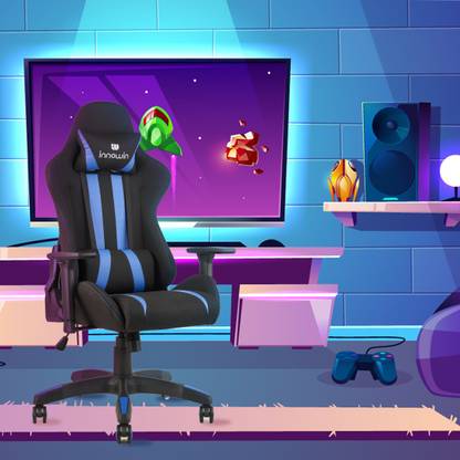 INNOWIN IC-64 Defender IGC Gaming Chair with Premium Soft Fabric and 3D Adjustable Armrest Gaming Chair