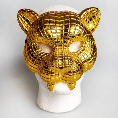 Shatchi Squiid Game VIP Mask Golden Tiger Cosplay Party Props Accessories Photo Booth Board