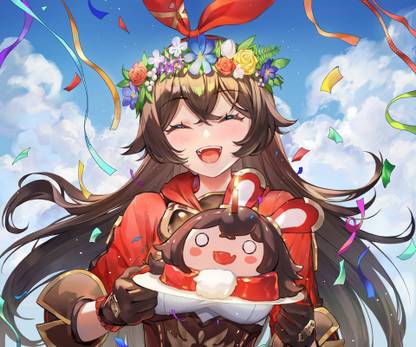 Genshin Impact Xiao Lumine Liyue And Paimon Video Game Matte Finish Poster Paper Print