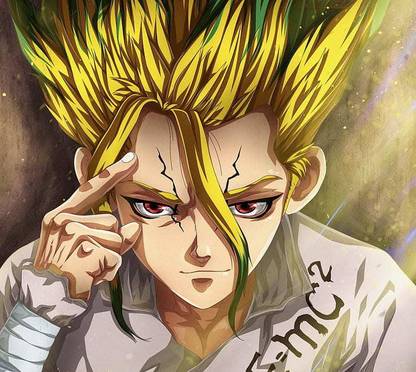 Anime Dr Stone Senku Ishigami Matte Finish Poster Paper Print