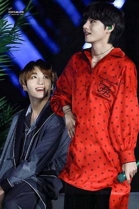 Bts Taekook Jungkook V Kookie Vkook Bangtan Jeon Tae Sonyeondan Kim Taehyung Matte Finish Poster Paper Print